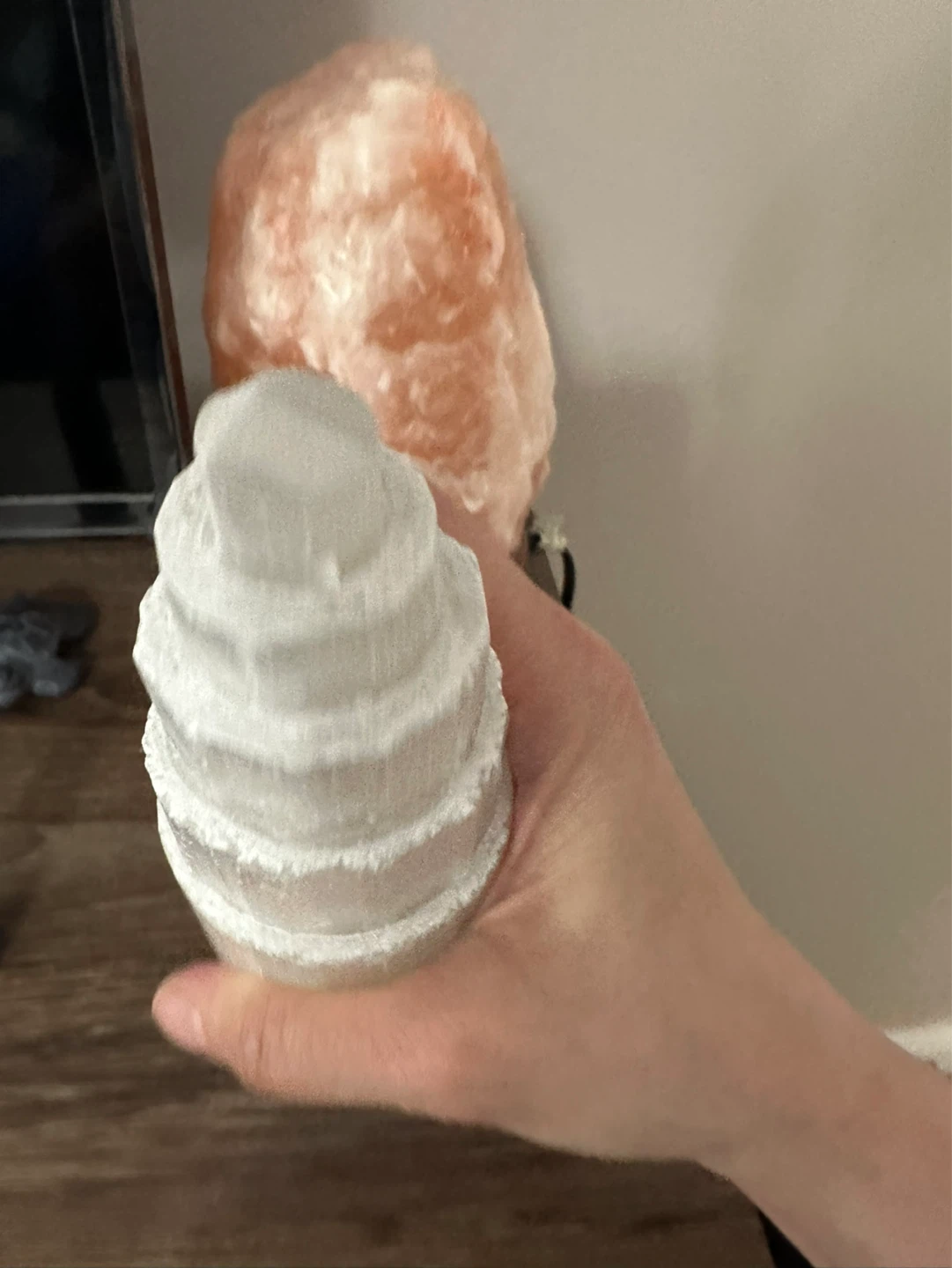 Selenite Crystal Tower Lamp - photo 3