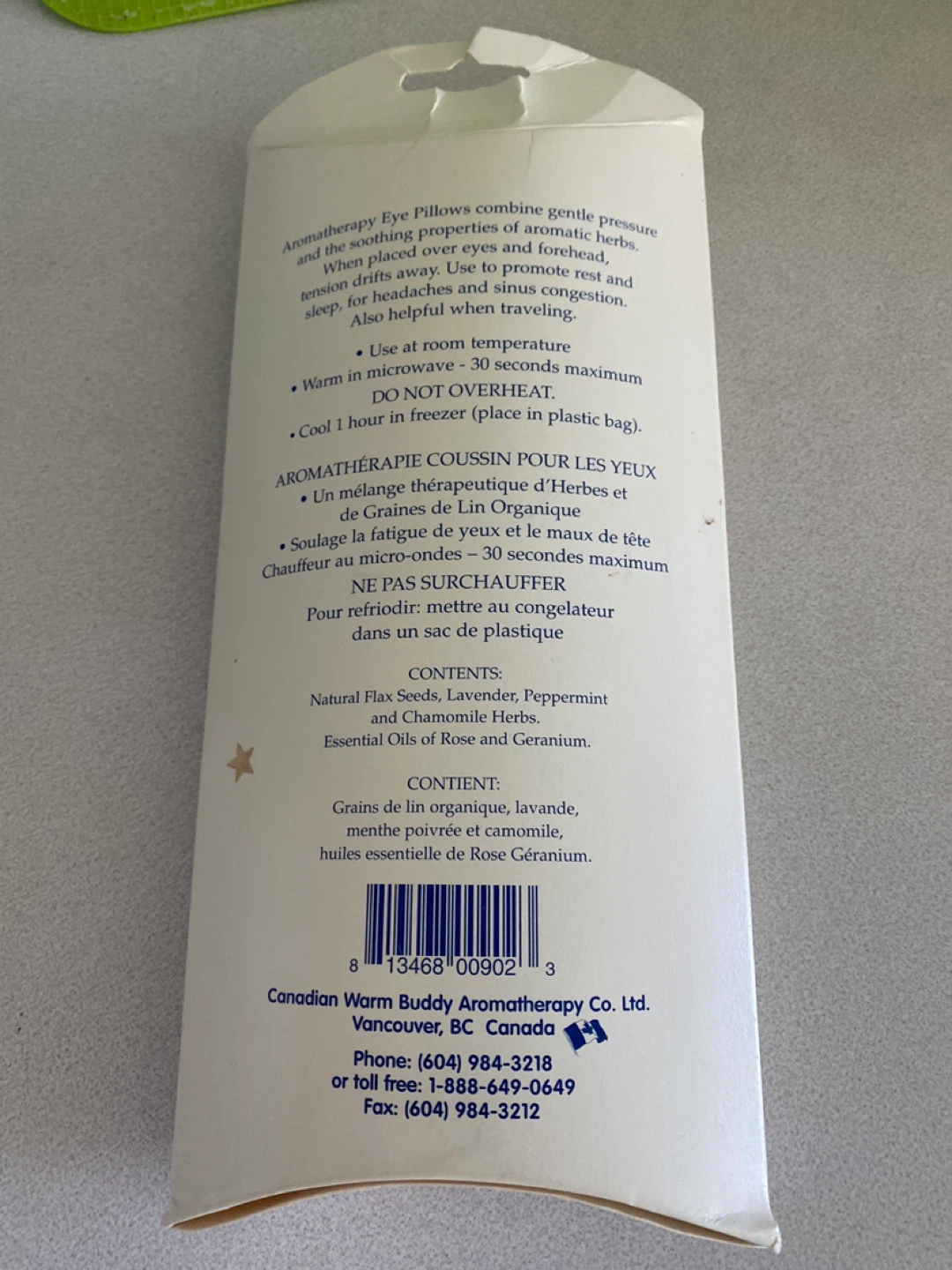 Aromatherapy Eye Pillow - photo 2