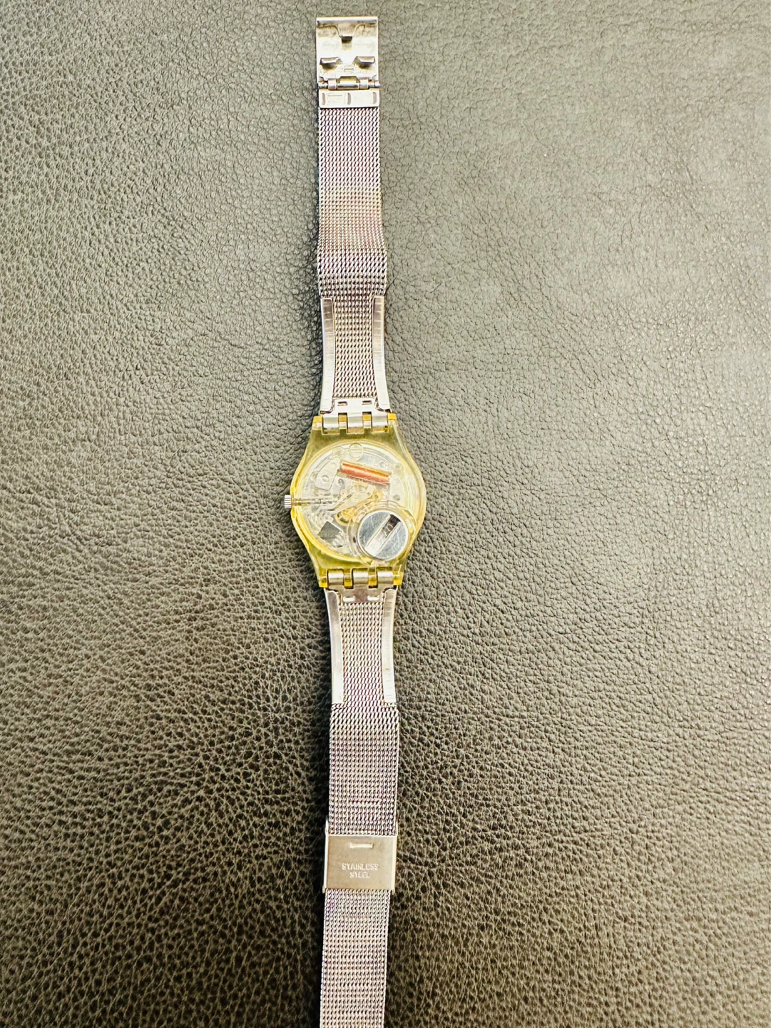 Swatch Mesh Band Watch - Yellow Case - photo 3