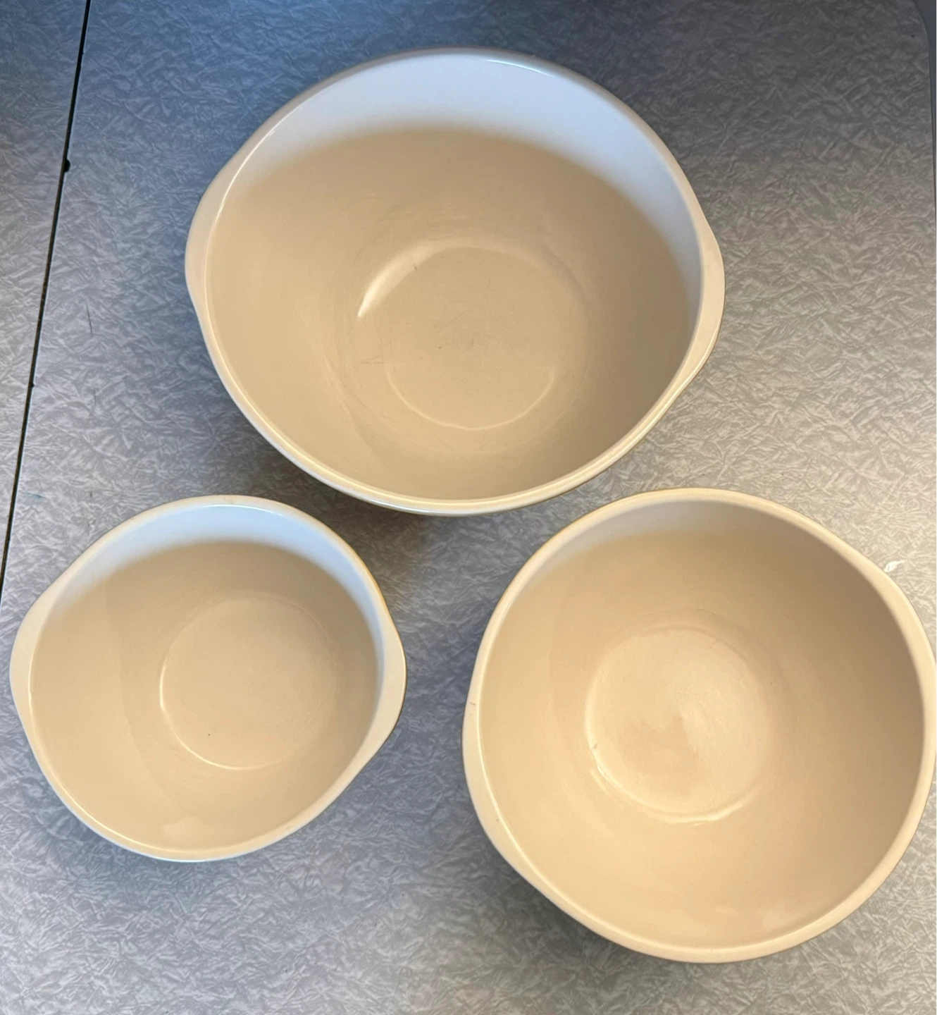 Paderno Gold Stoneware Gripstand style Nesting Mixing Bowls - photo 5