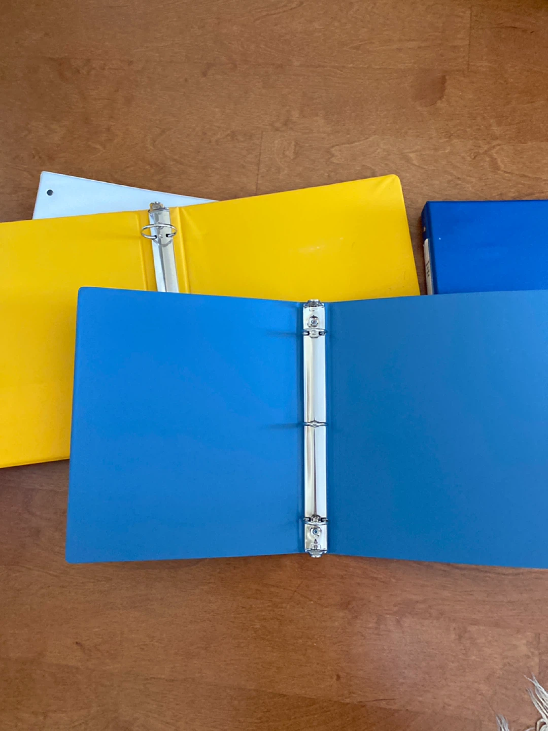 Binder Lot - Blue, Yellow, White - photo 2