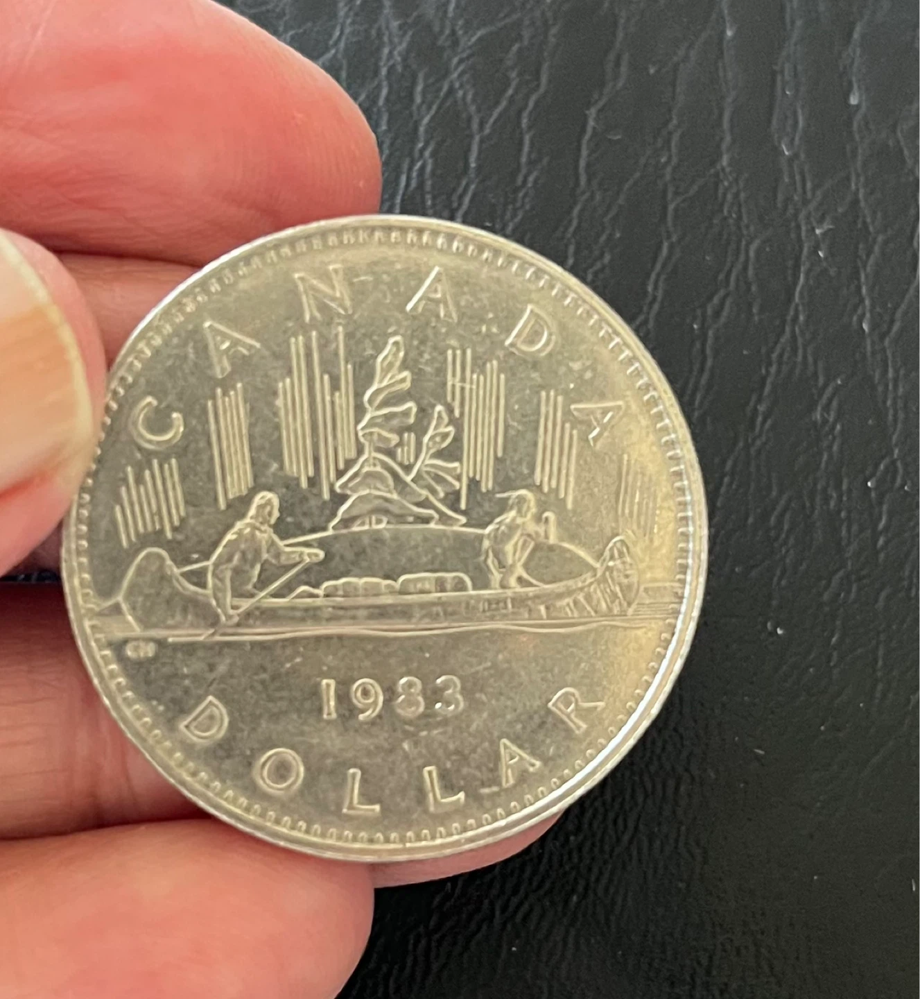 Boat 🚤 voyages 1983 Canada Dollar Coin
