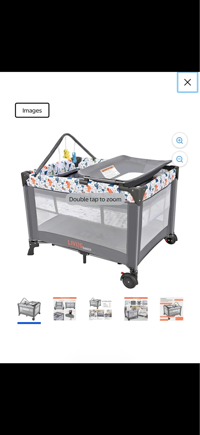 Baby infant crib bed with changing table and mattress - photo 3