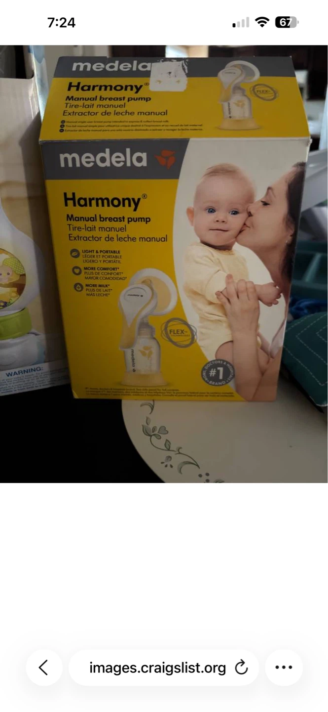 Manual breast milk pump