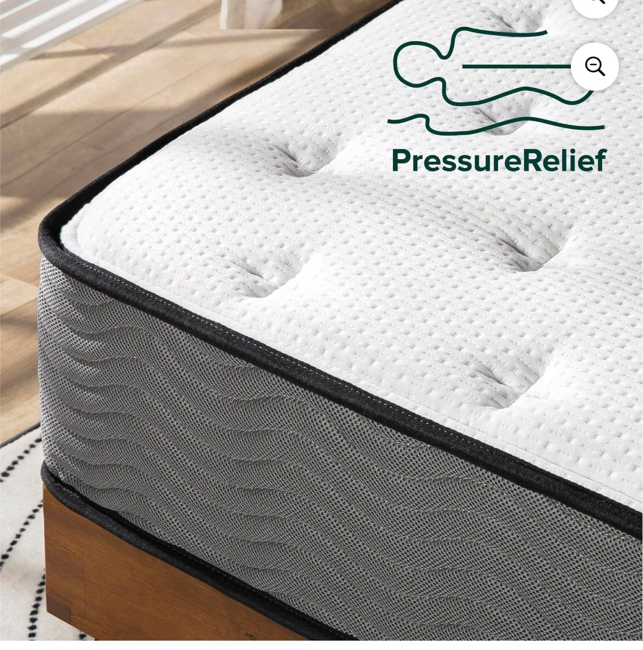 Zinus Queen 8" Foam and Spring Mattress - photo 5