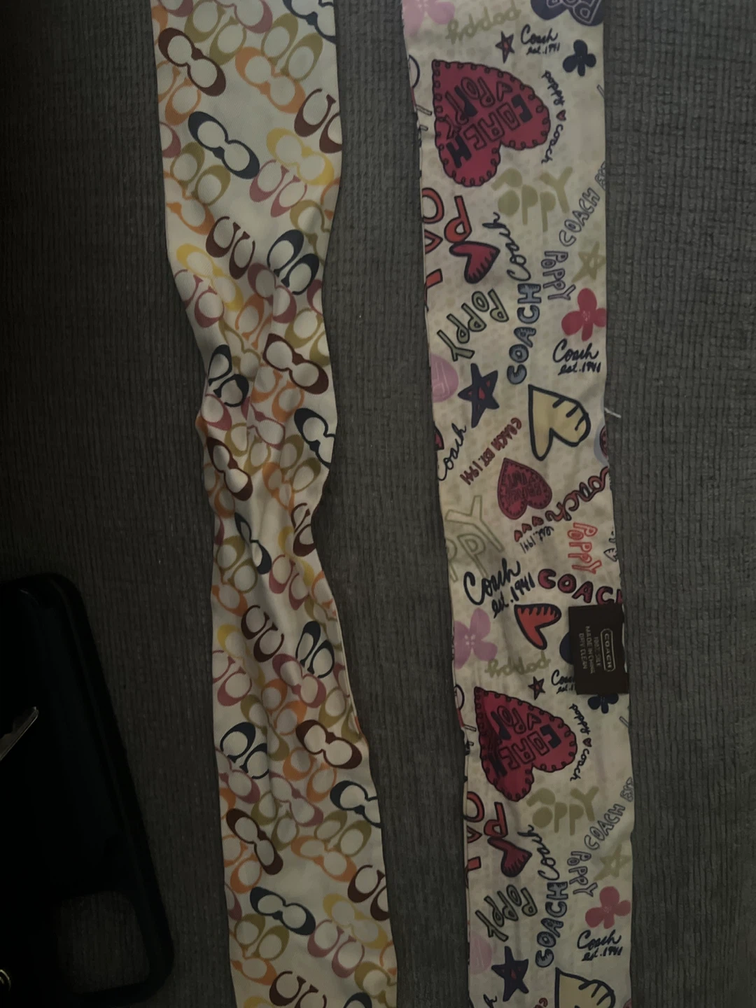 Coach Silk Scarves Set 2