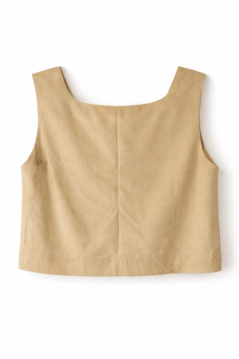 Bluenotes Women's Sleeveless Square Neck Cropped Top - M - photo 5