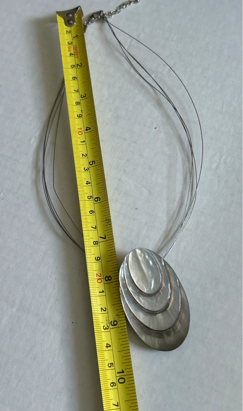 ⚽️Layered Shell Pendant Necklace - photo 5