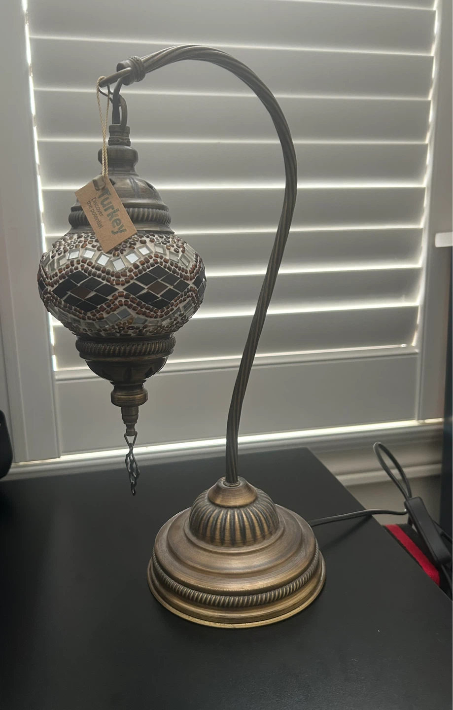 Mosaic Turkish Desk Lamp - photo 4