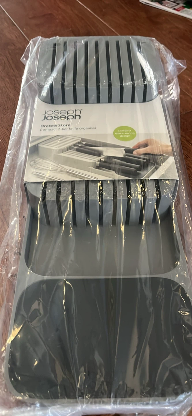 Joseph Joseph DrawerStore Compact 2-tier Knife Organizer