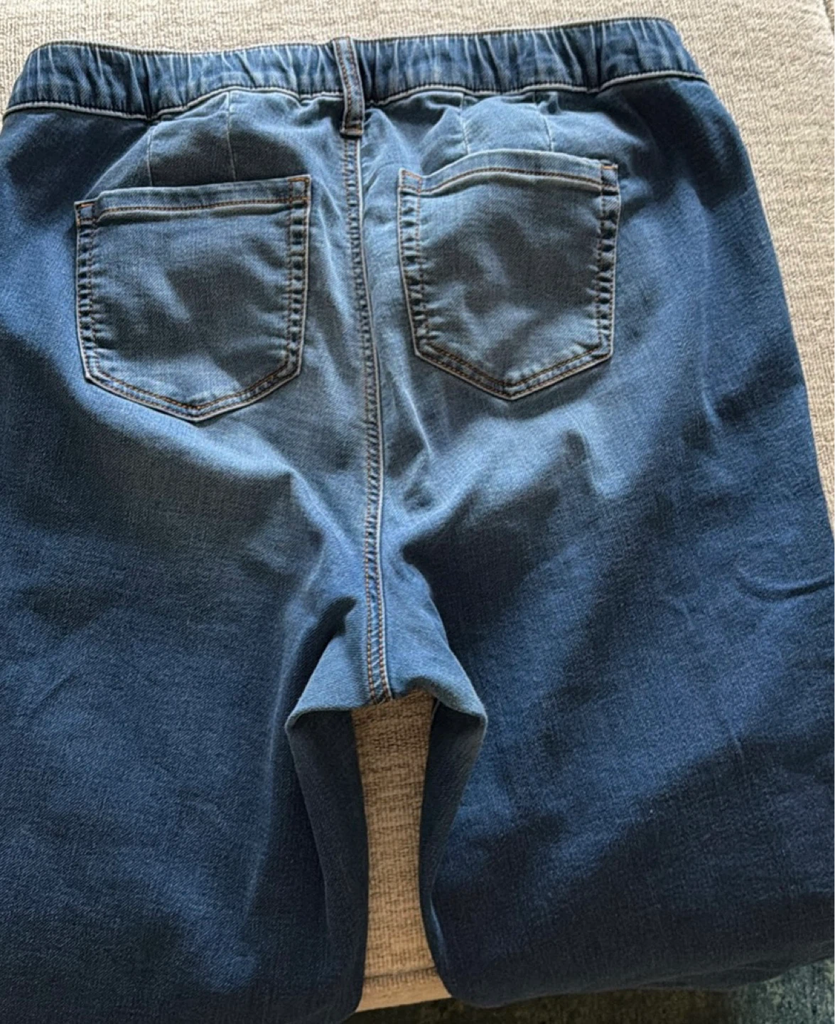 Torrid Weekend Jogger Knit Denim Jeans Size 1R - photo 2