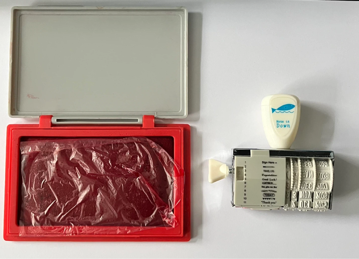 Stamp Pad and Date Stamper Set - photo 2
