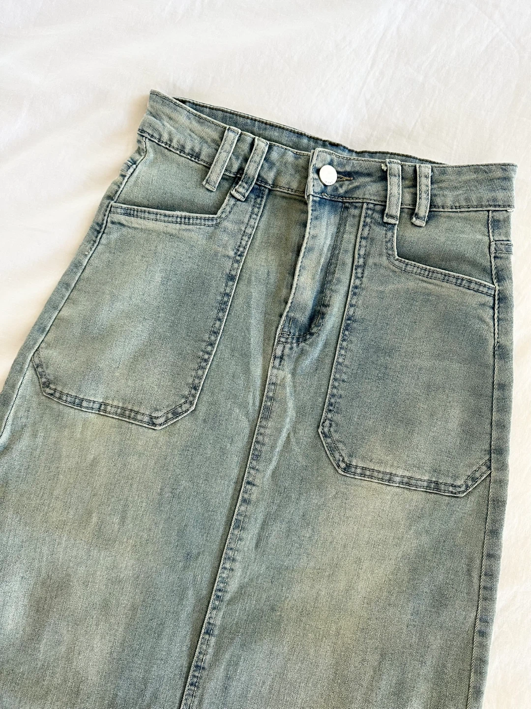 ⚽️ Denim Maxi Skirt - size Small - photo 2
