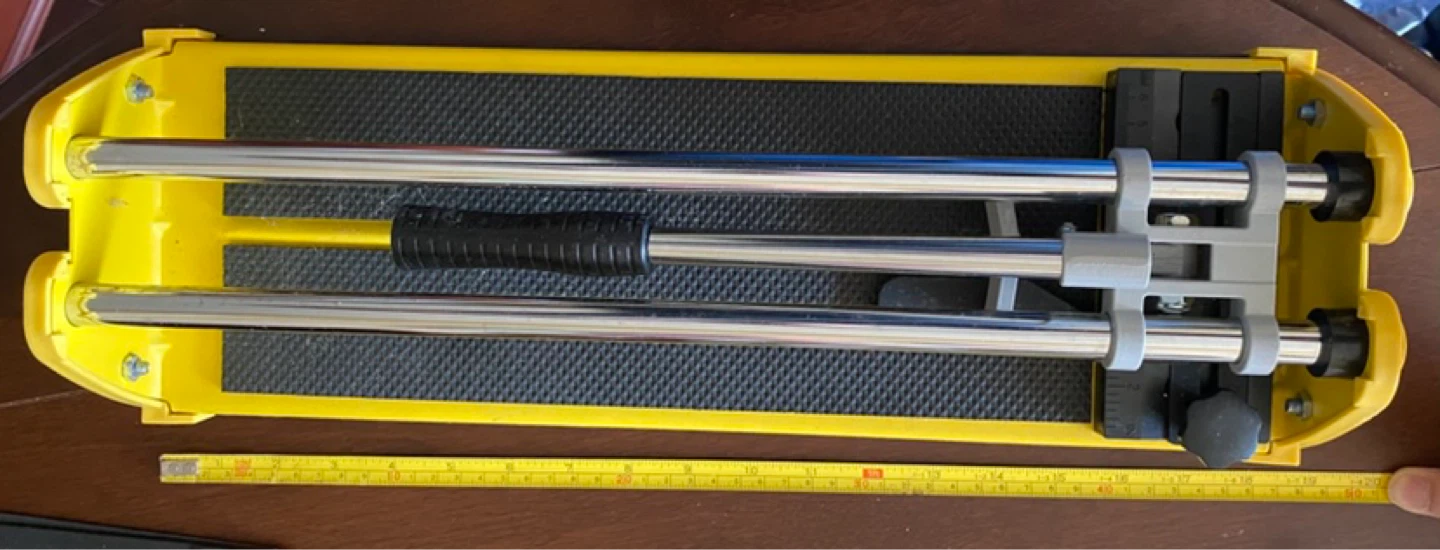 QEP Tile Cutter, 1/2 in Cap, 14 in, Yellow, - photo 2