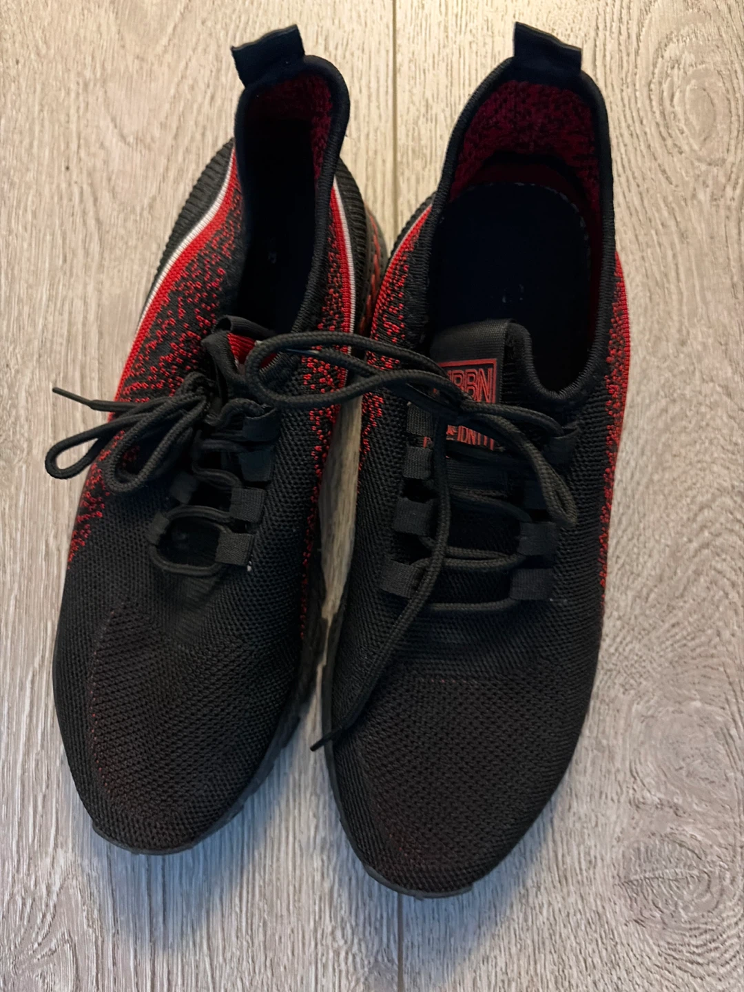 URBN Footwear Athletic Shoes - Black/Red