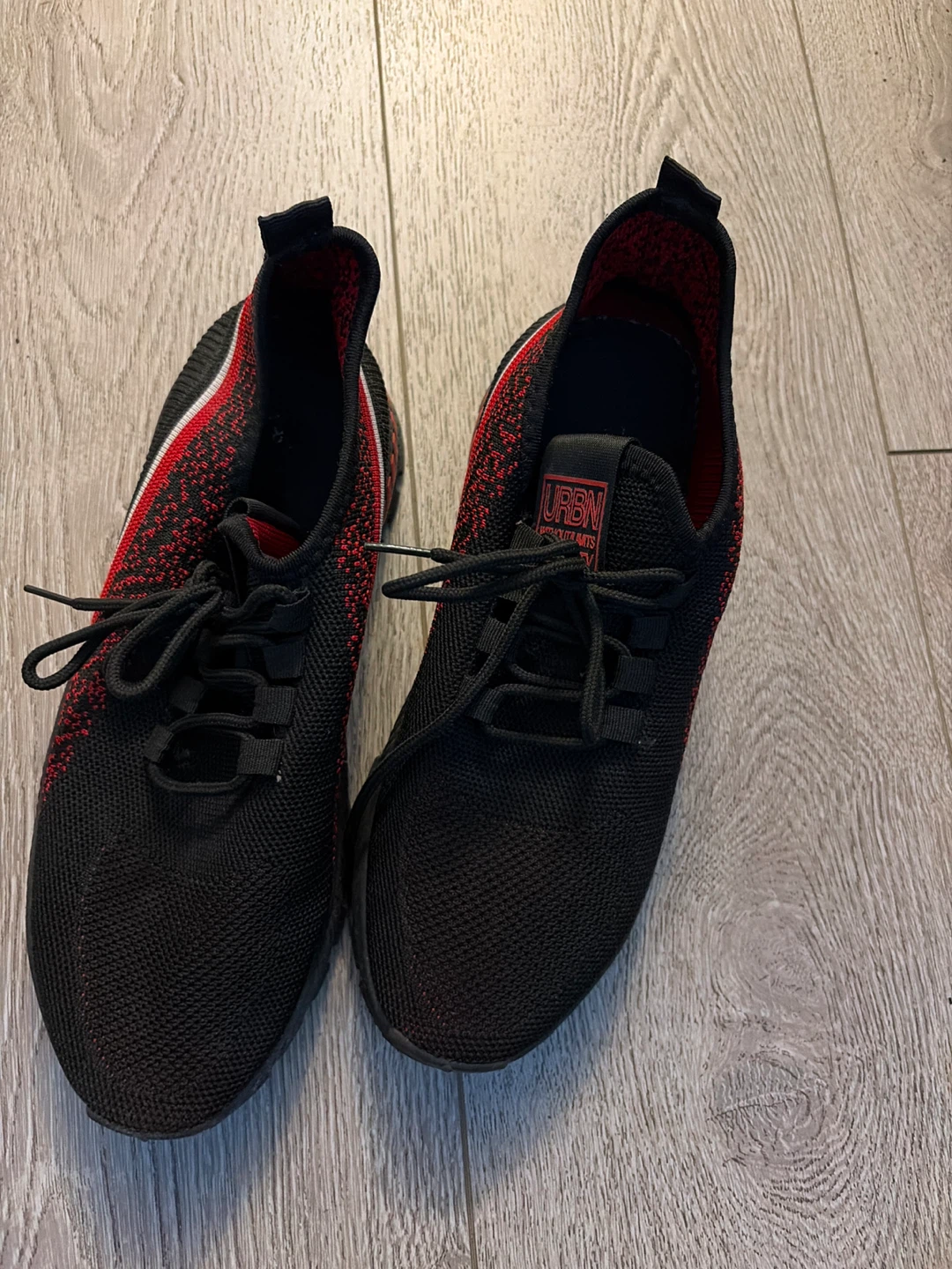 URBN Footwear Athletic Shoes - Black/Red - photo 2
