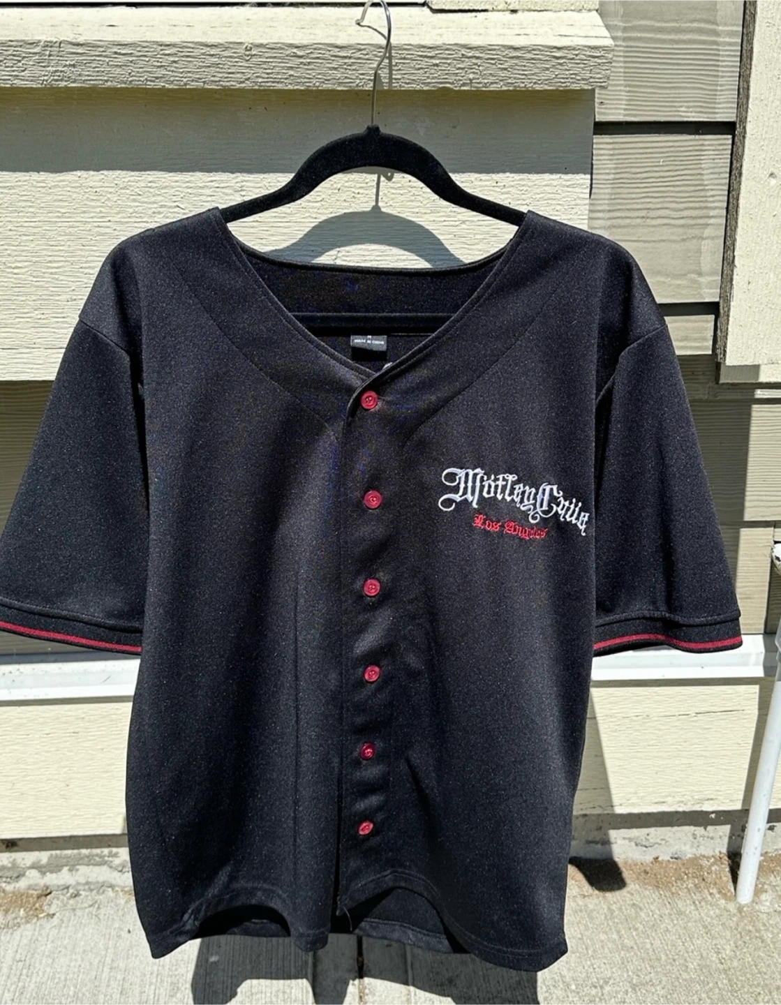 Motley Crue Baseball Jersey