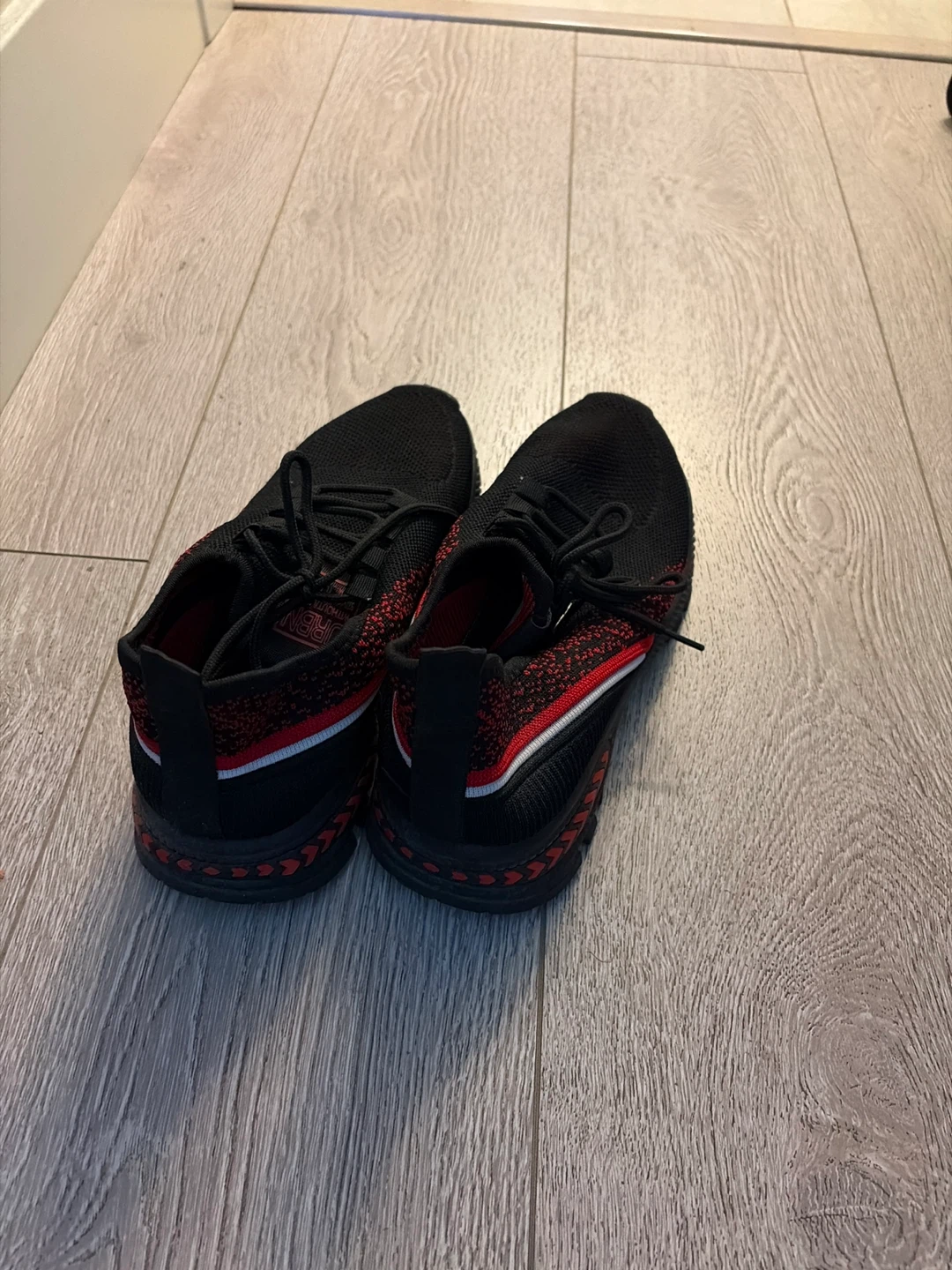 URBN Footwear Athletic Shoes - Black/Red - photo 3
