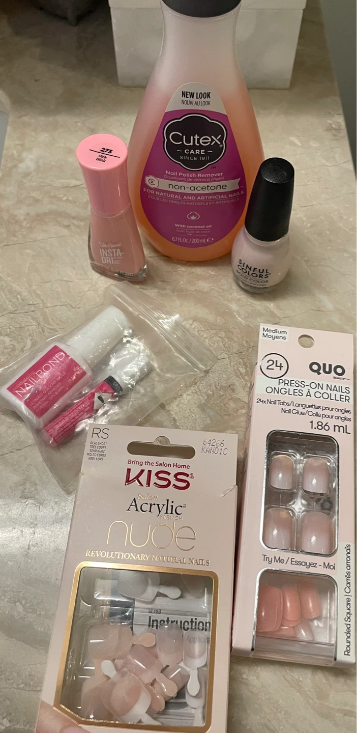 Nail Care Bundle: Polish, Remover, and Press-On Nails - photo 2