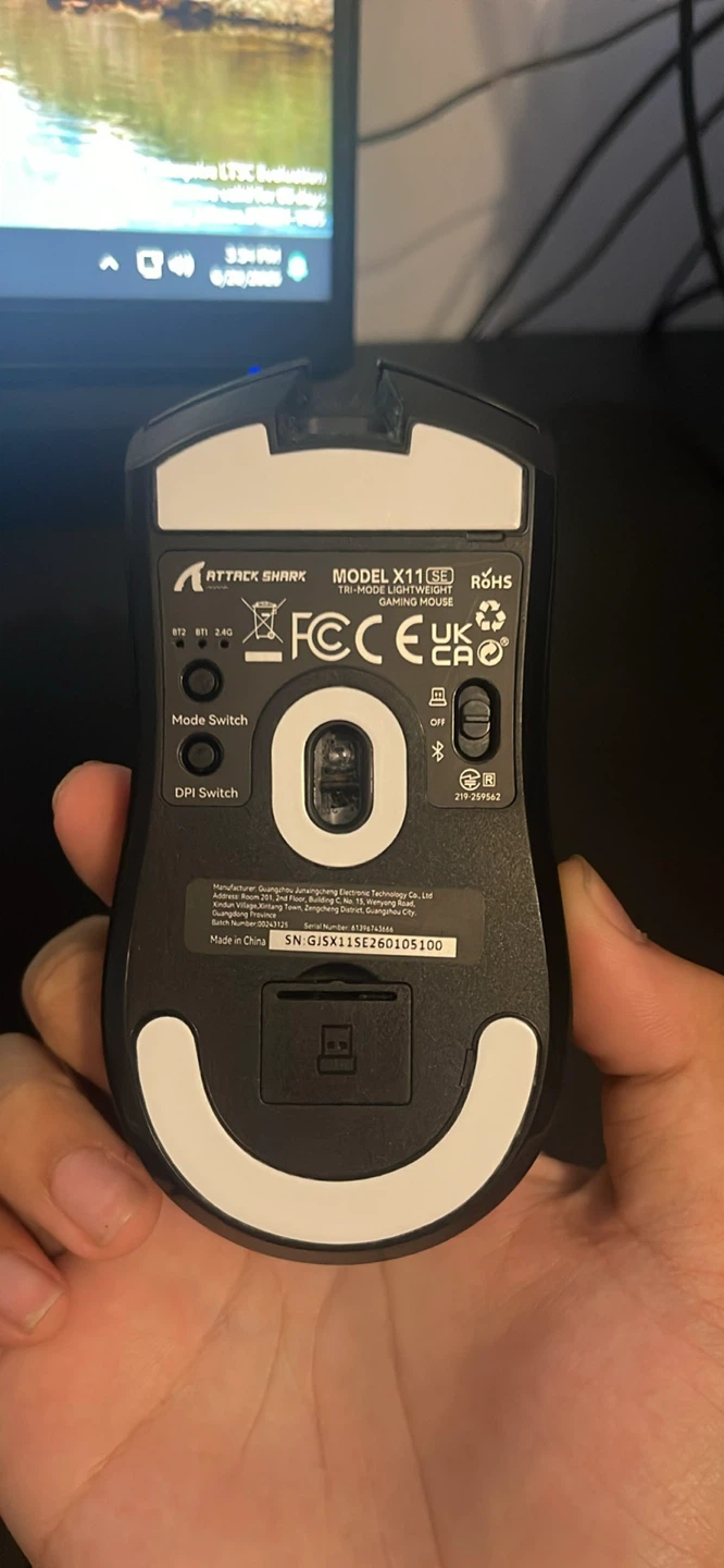 Attack Shark X11 SE Tri-Mode Gaming Mouse - photo 3