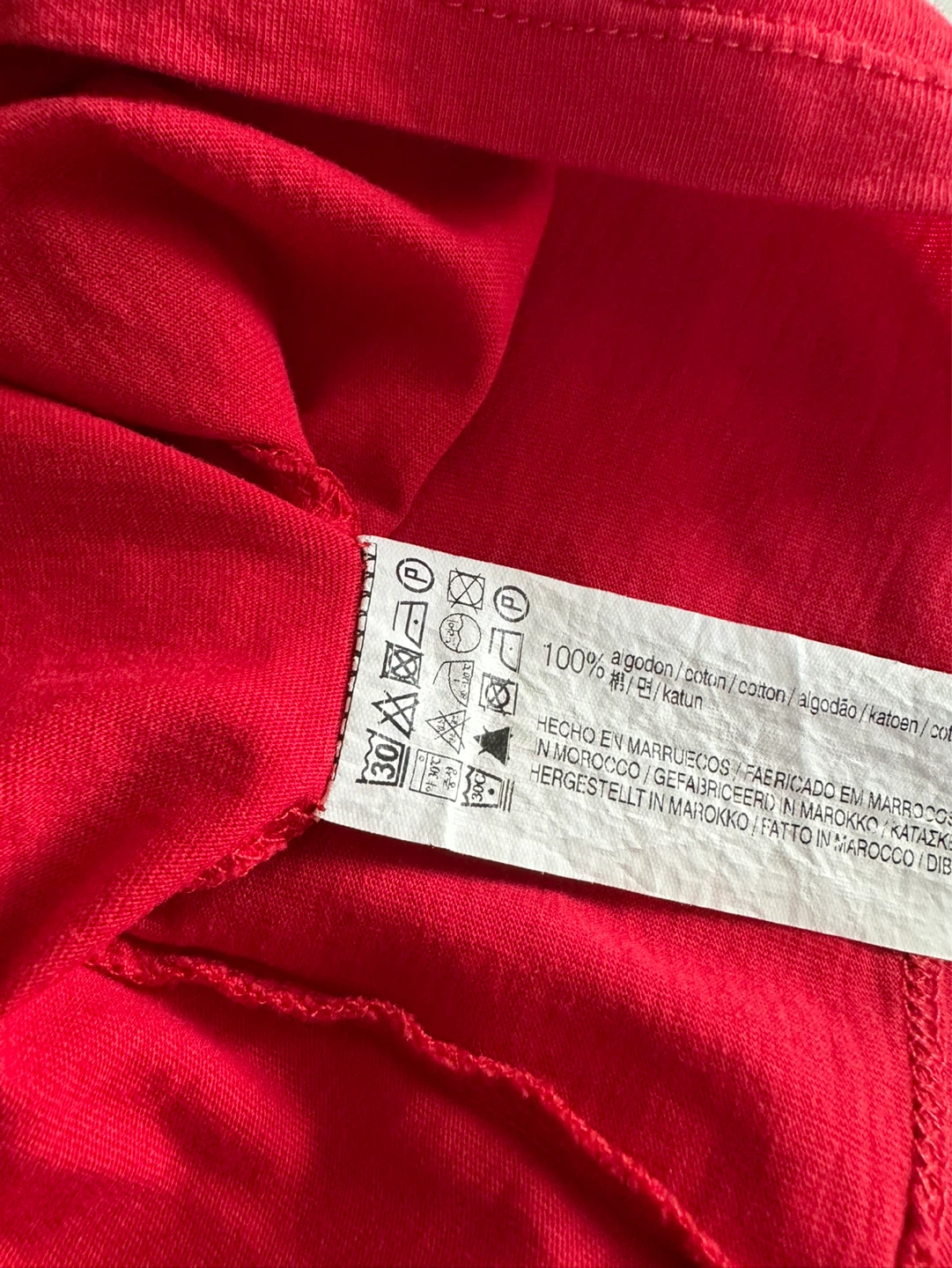 ⚽️ Pull & Bear Red Off The Shoulder Top- Size Small - photo 4