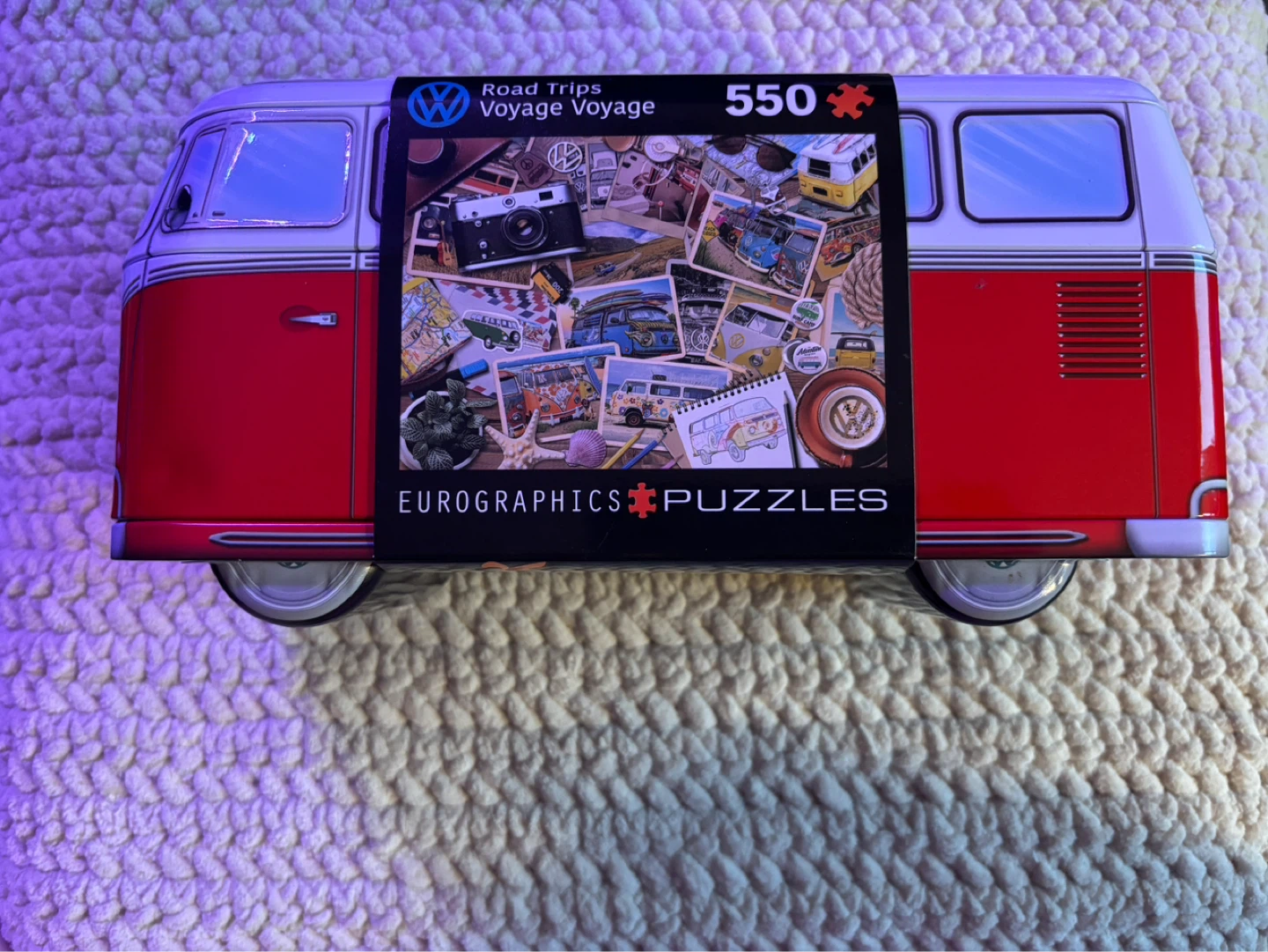NEW Eurographics Road Trips VW Van 550 Piece Jigsaw Puzzle - photo 3