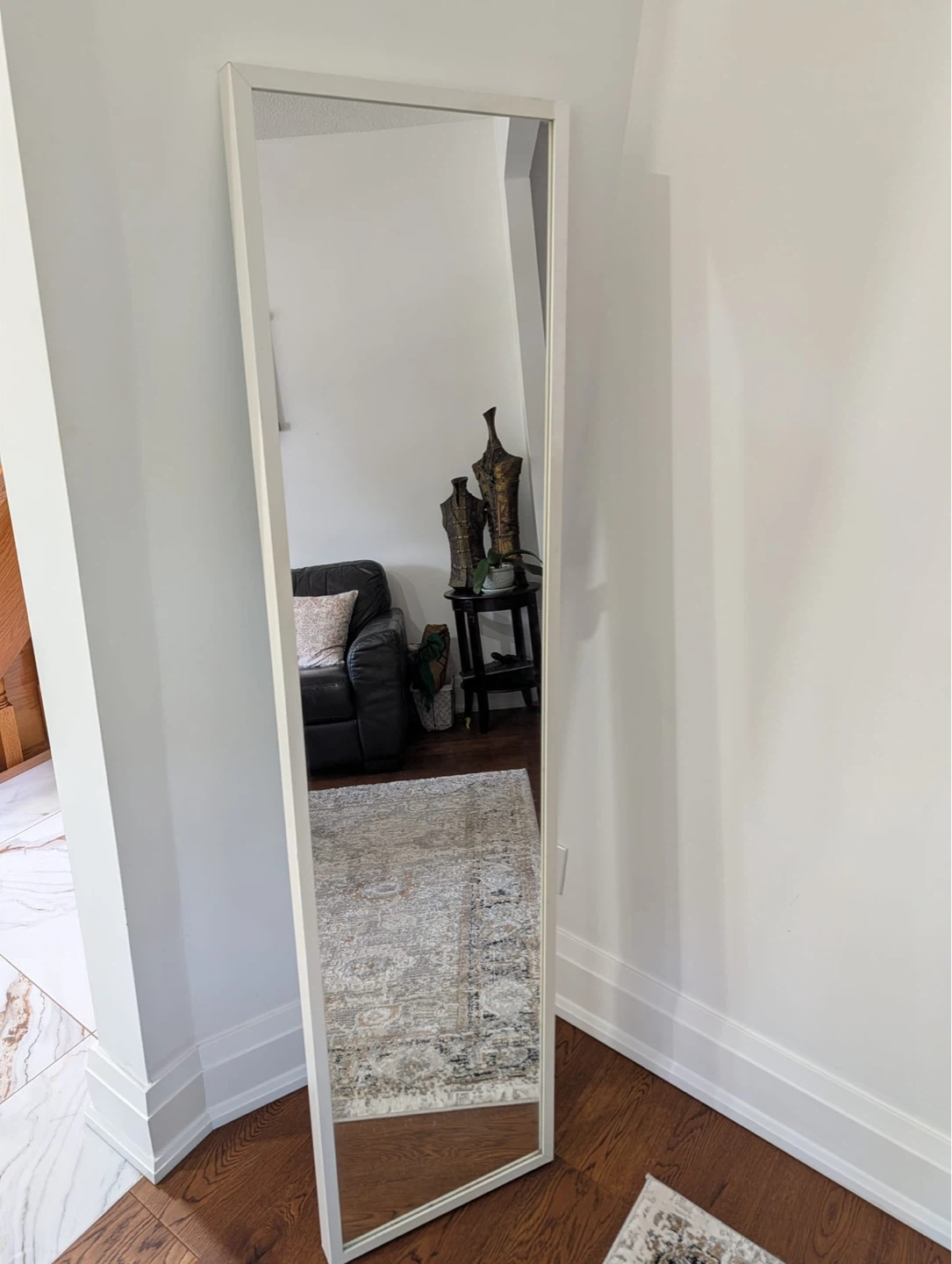 Full Length Mirror - White Frame