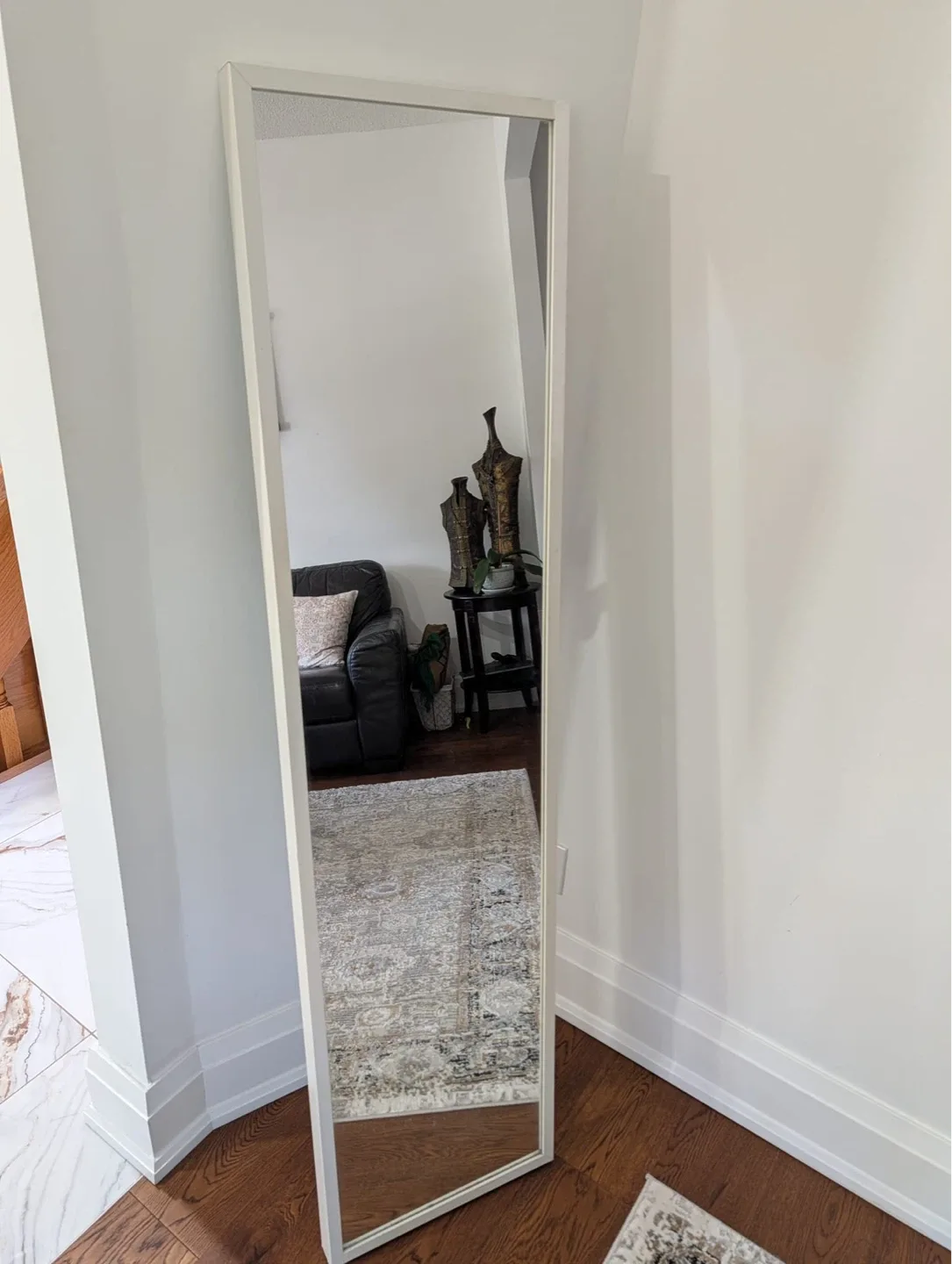 Full Length Mirror - White Frame
