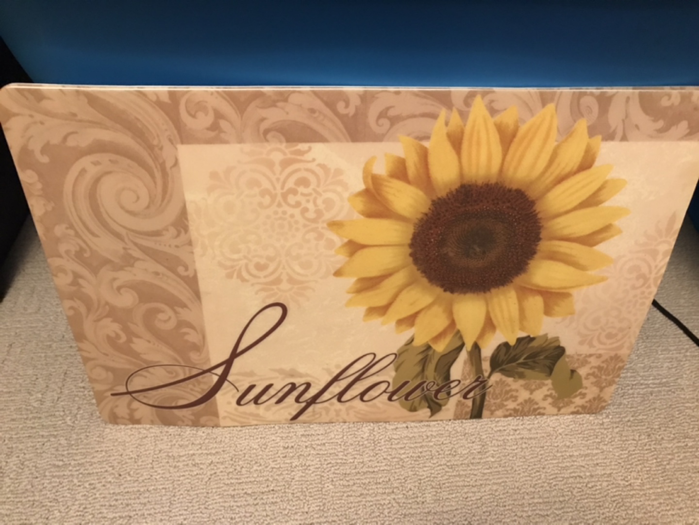 2 Place mats with Sunflower Design