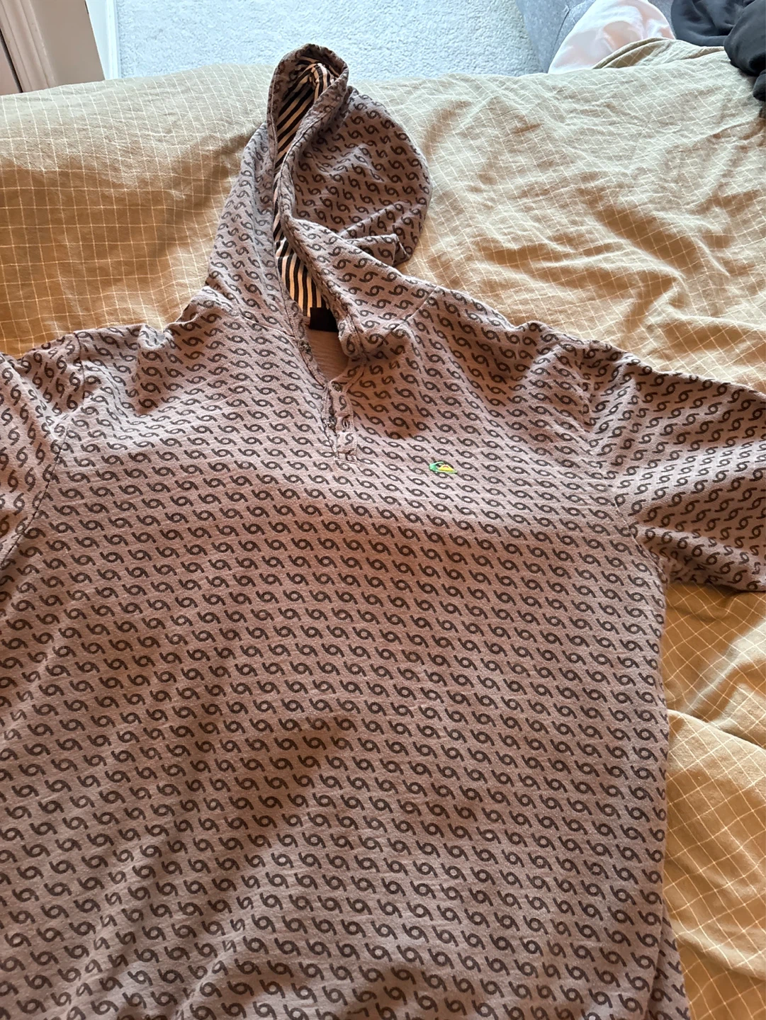 Patterned Hoodie quicksilver - photo 2