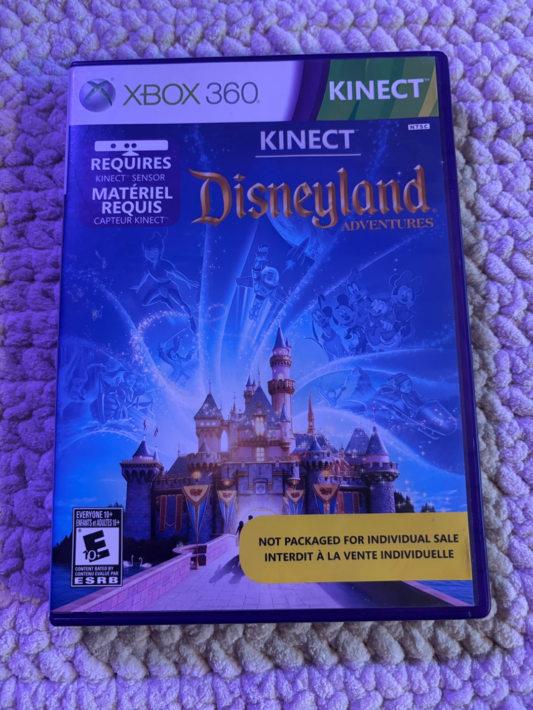 Xbox 360 Kinect Disneyland Adventures Game