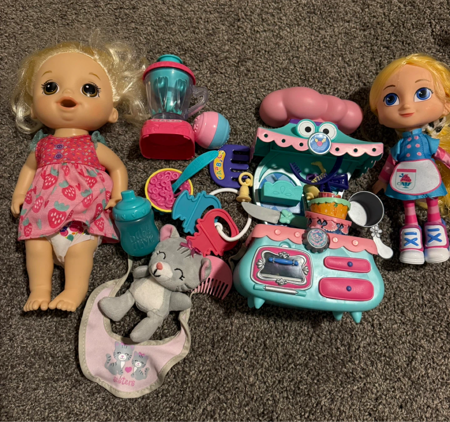 Baby Alive & Play Kitchen Doll Set