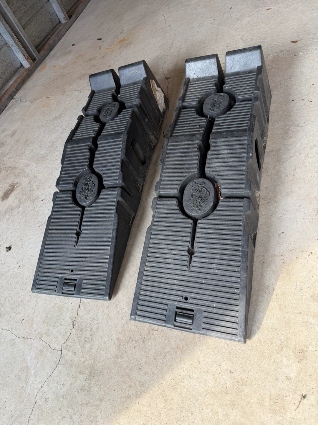 Pair of Black Car Ramps