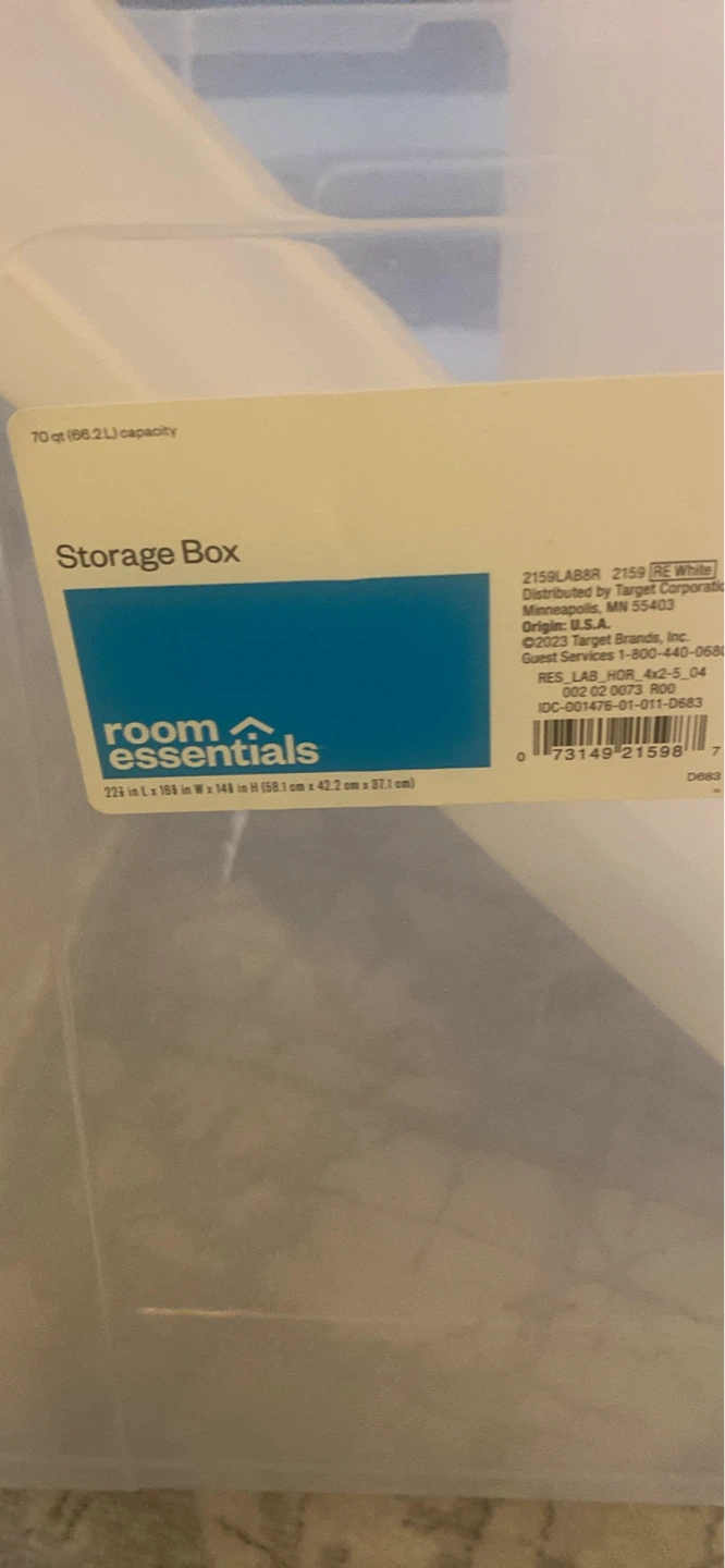 Set of 6 Sterilite 66 Qt ClearView Latch Storage Box - photo 2