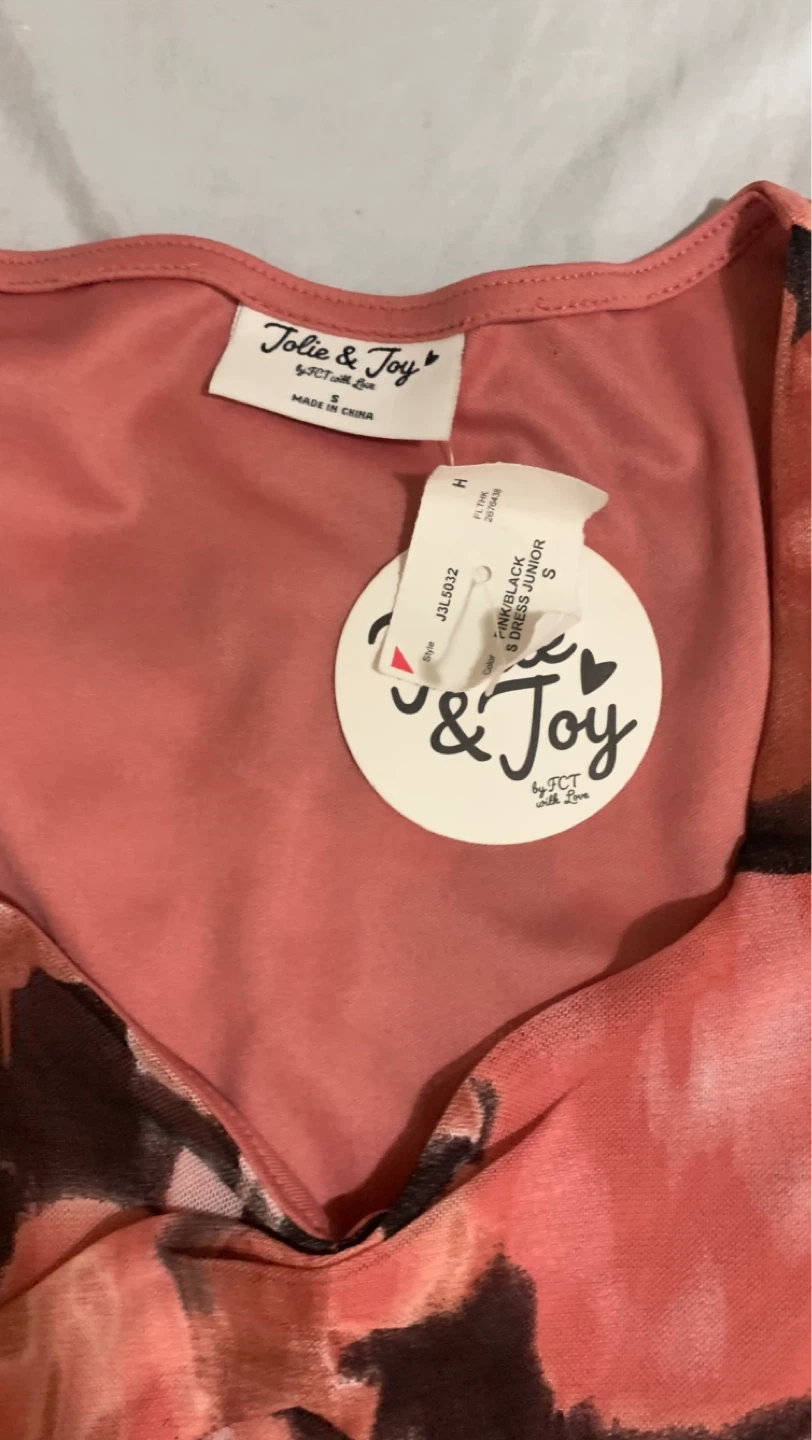 Jolie & Joy Pink Floral Mesh Dress Junior S - photo 3