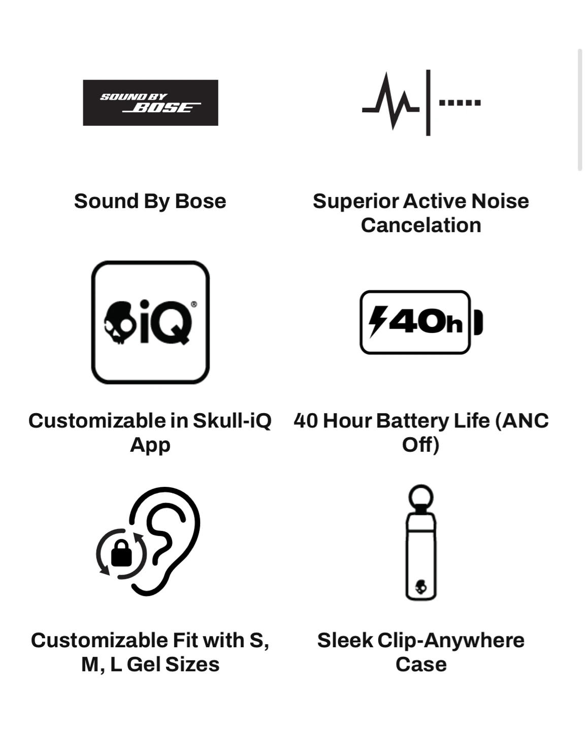 Skullcandy Method ANC True Wireless Earbuds