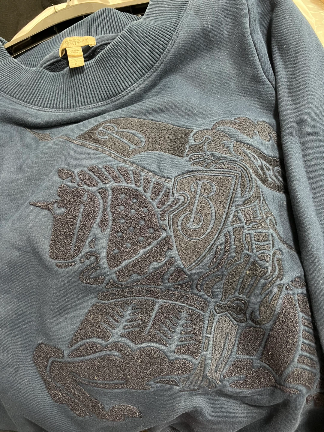 Burberry Brit Navy Blue Knight Sweatshirt - photo 4