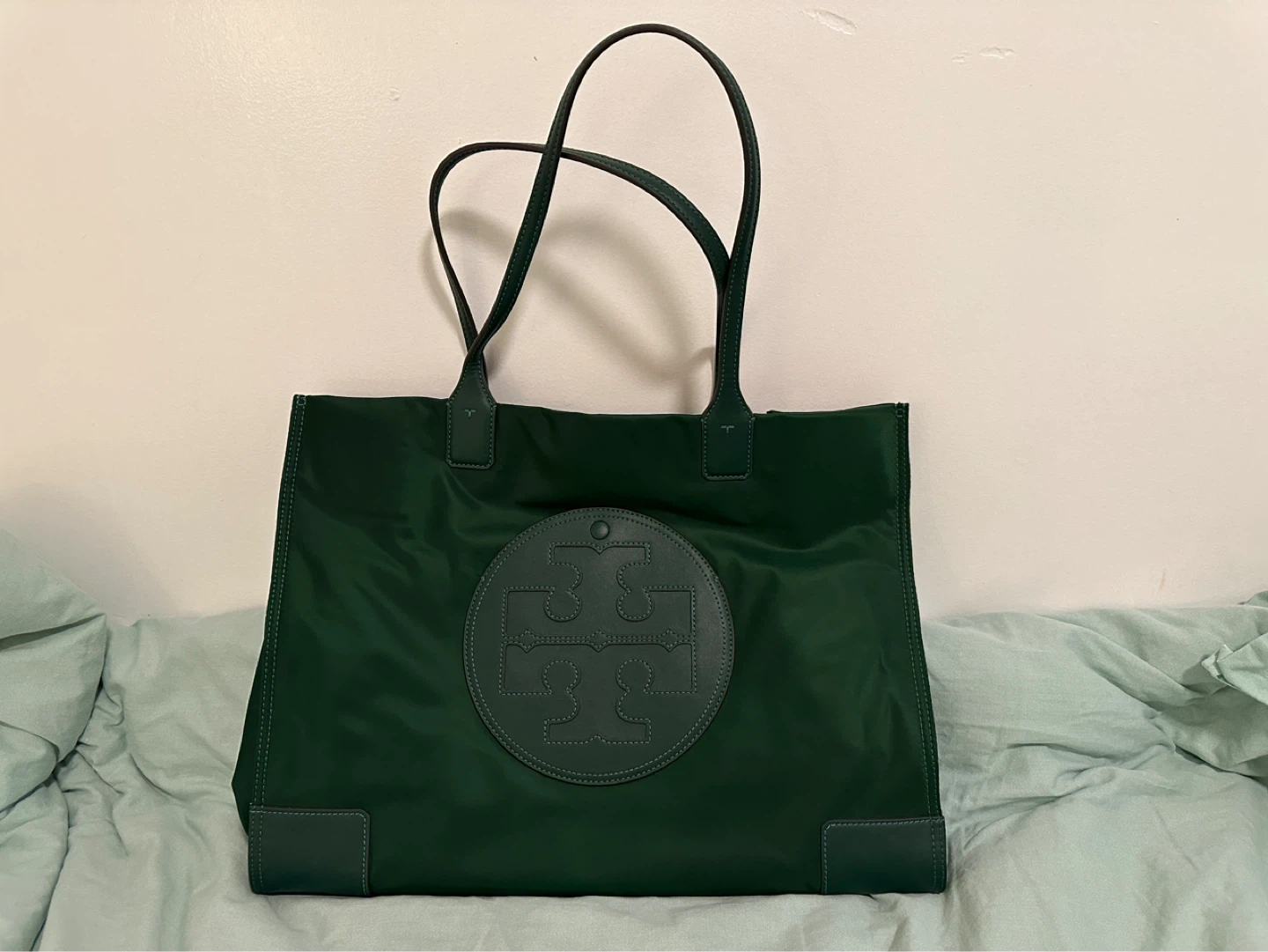Tory Burch Tote Bag Deep Green Large size