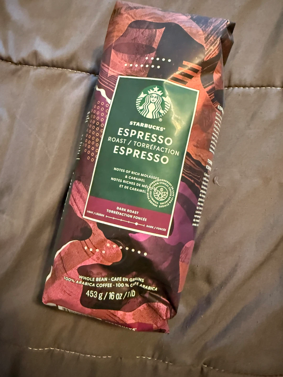 Starbucks Espresso Roast Whole Bean Coffee (16 oz) - photo 2