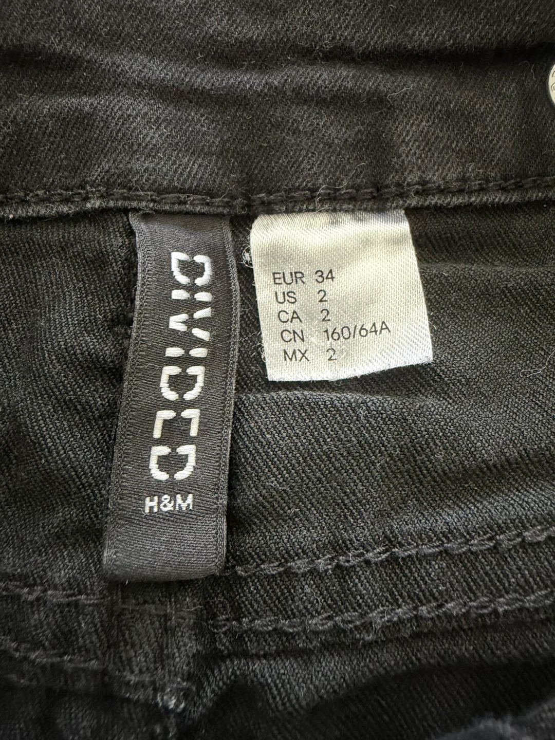 Divided H&M Black Denim Overalls ⚽ - photo 2