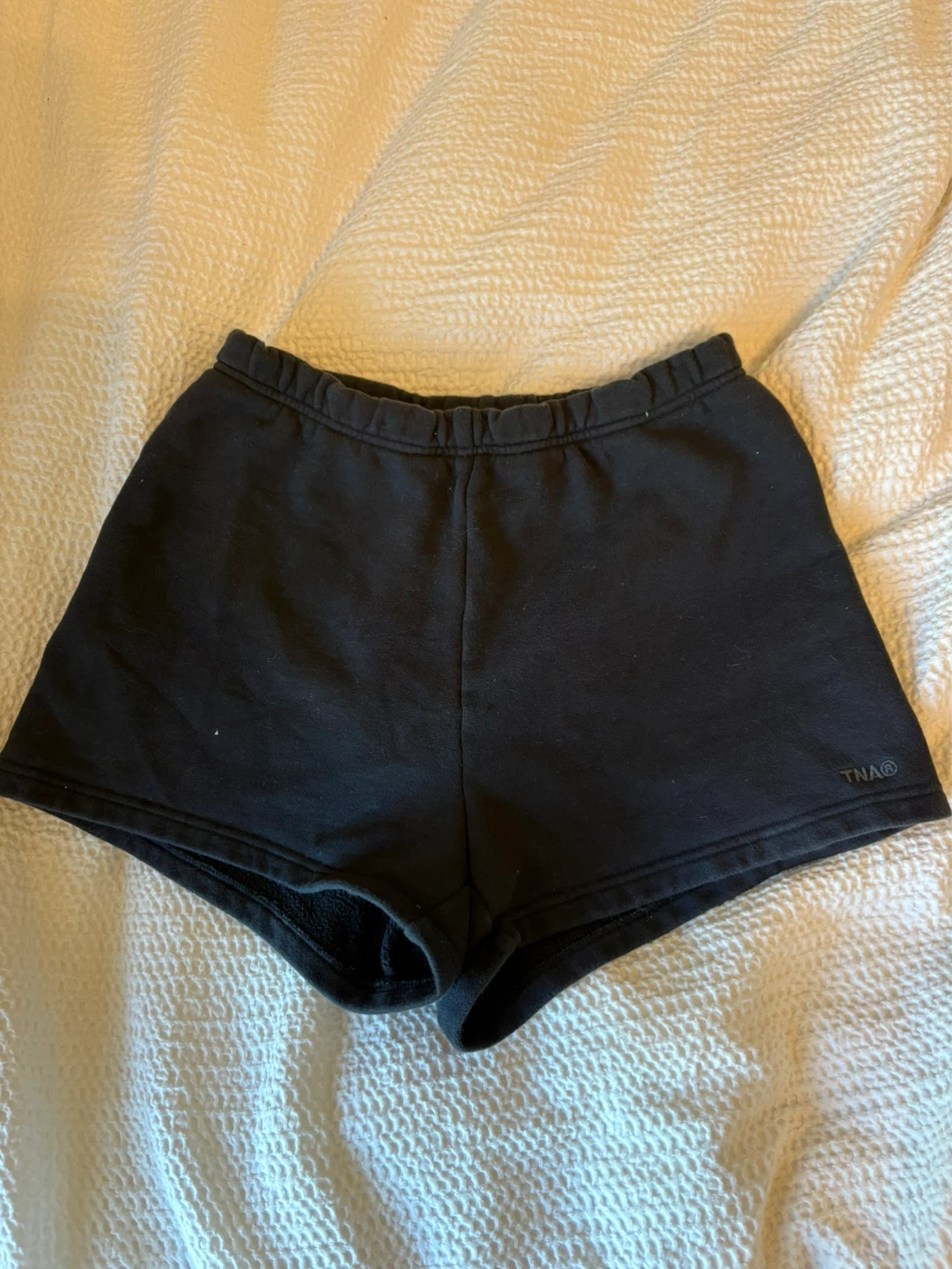 TNA black sweat shorts - photo 2