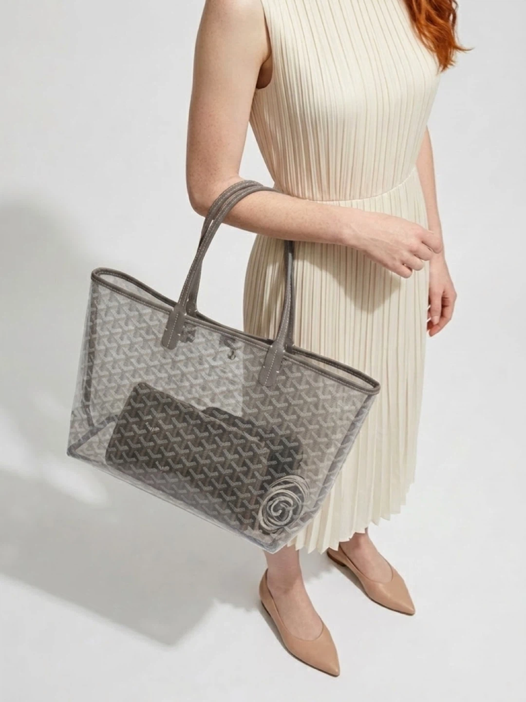 Goyard Tote Bag with Pouch - photo 4