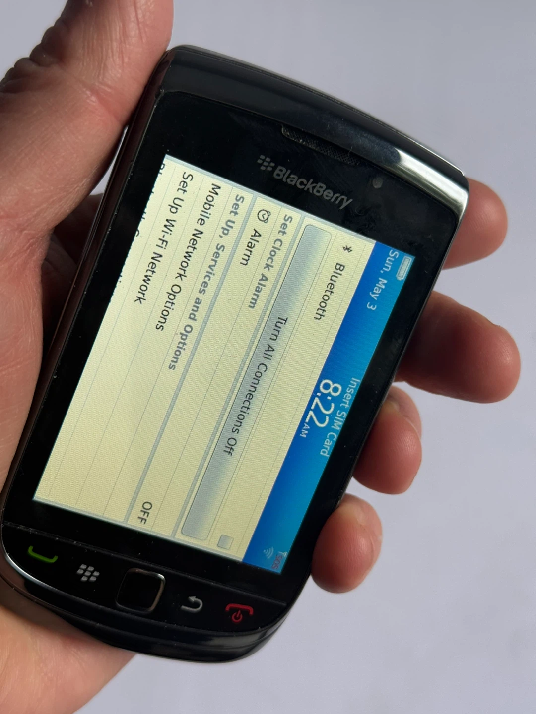 BlackBerry Cell Phone Torch Slide Phone with keyboard - photo 3