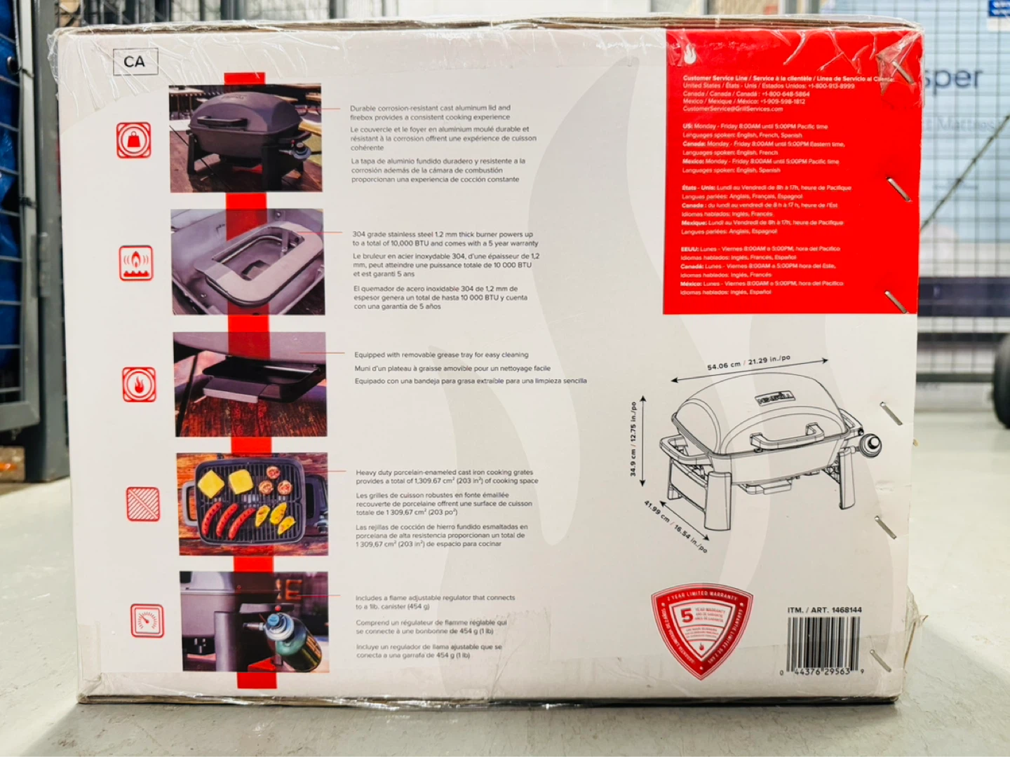 Nexgrill 1-Burner Table Top Gas Grill - photo 2
