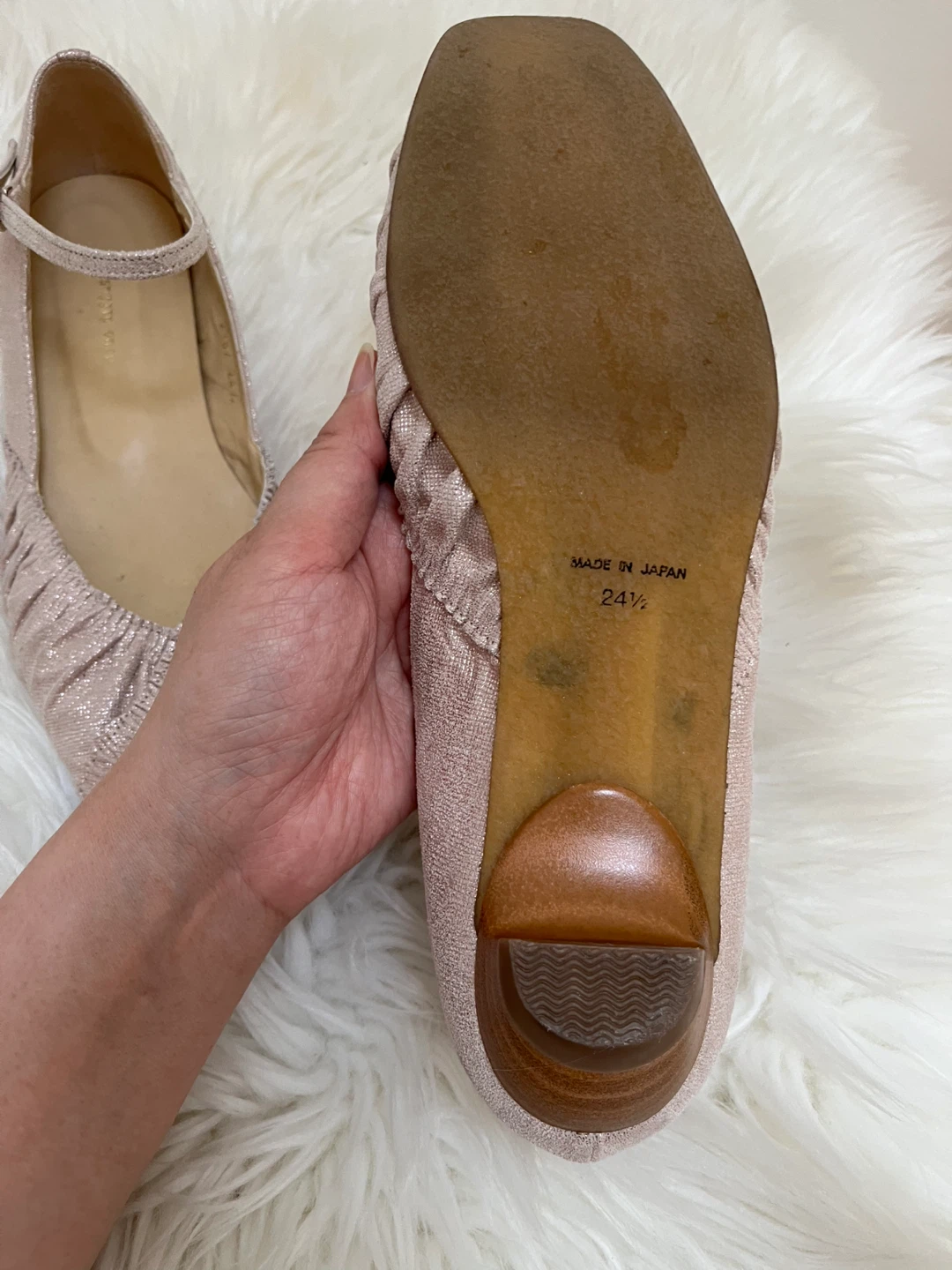 Made in Japan Pink Mary Jane Flats ⚽ - photo 3