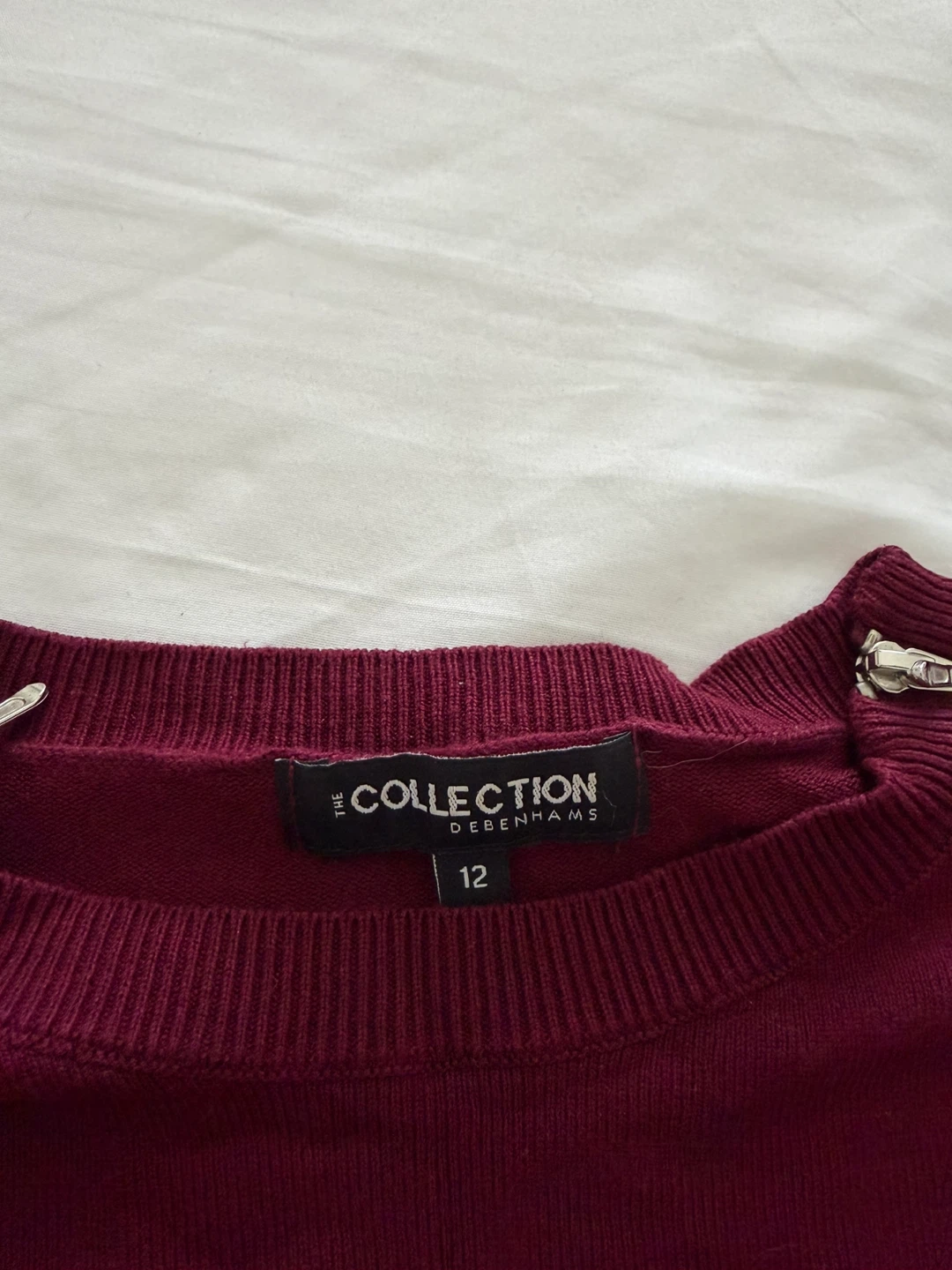 Debenhams Women's Burgundy Sweater ⚽ - photo 2