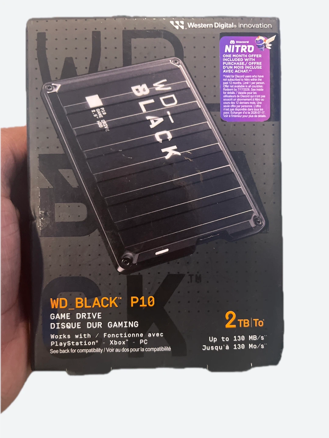 WD_BLACK P10 2TB Game Drive Portable External HDD - photo 2