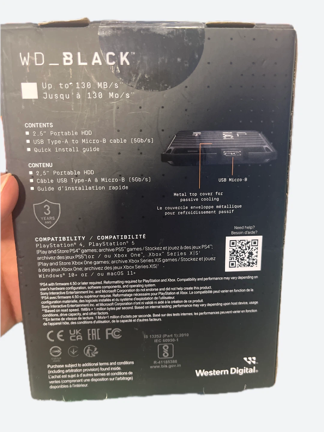 WD_BLACK P10 2TB Game Drive Portable External HDD - photo 3