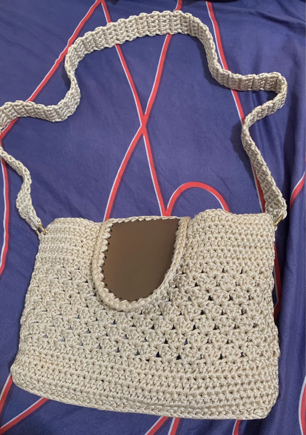 Crocheted Crossbody Bag - photo 3