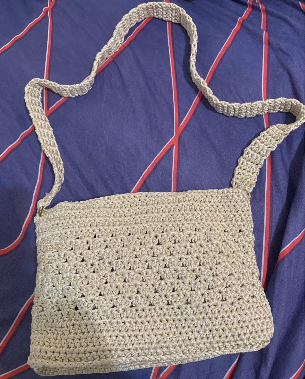 Crocheted Crossbody Bag - photo 2